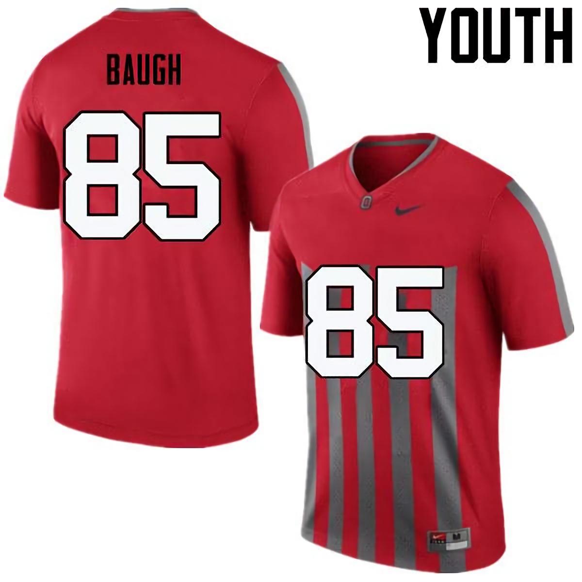 Marcus Baugh Ohio State Buckeyes Youth NCAA #85 Nike Throwback Red College Stitched Football Jersey YZJ0156LK